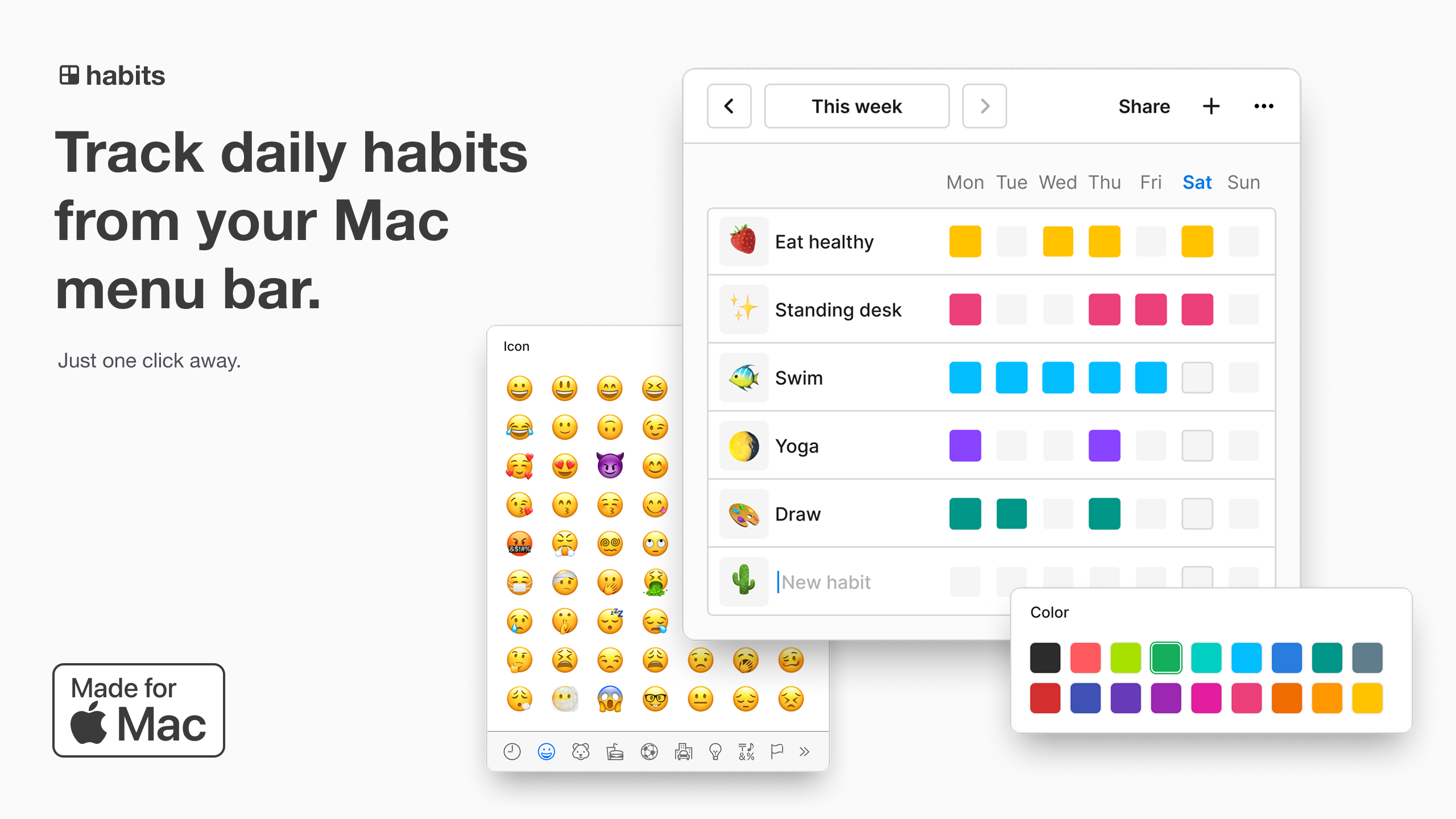 Habits preview